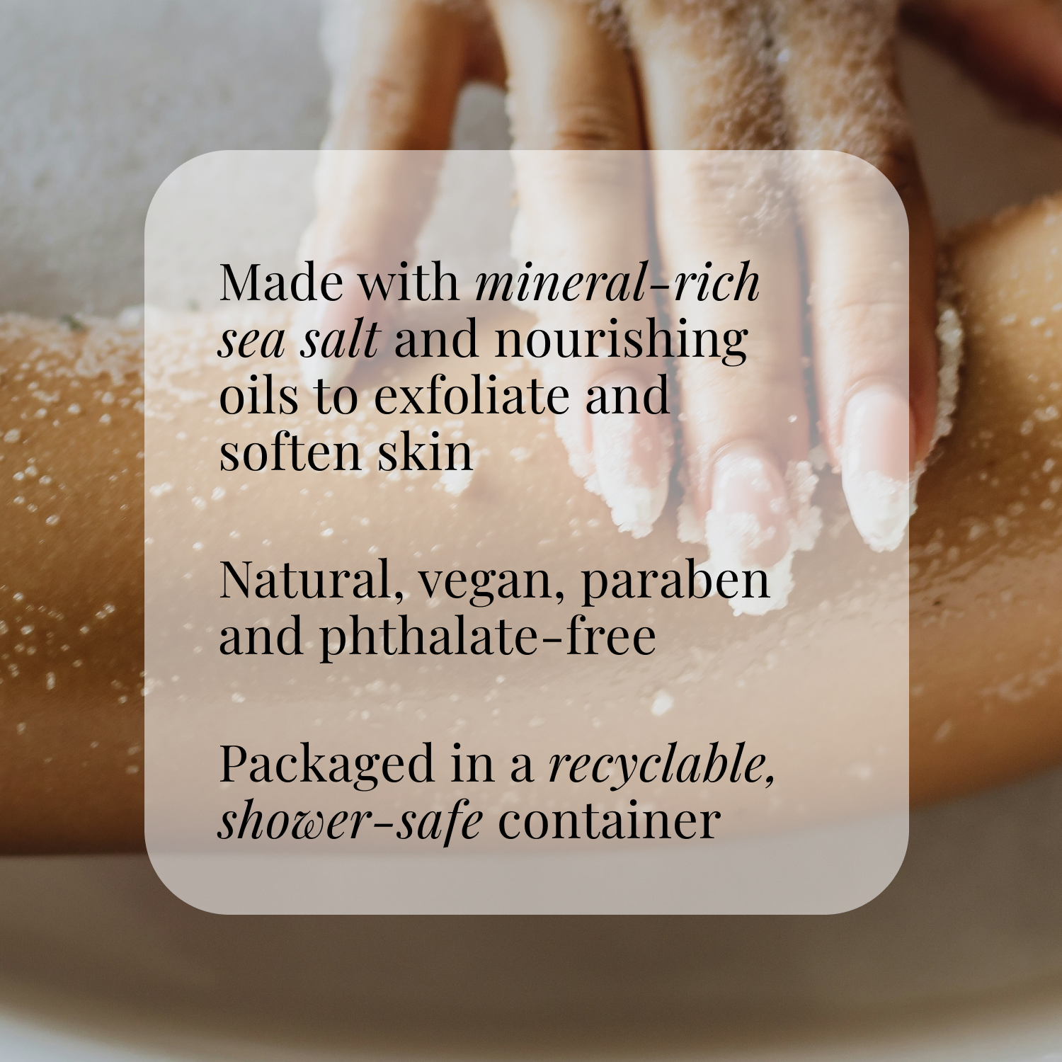 Salty Skin Scrub